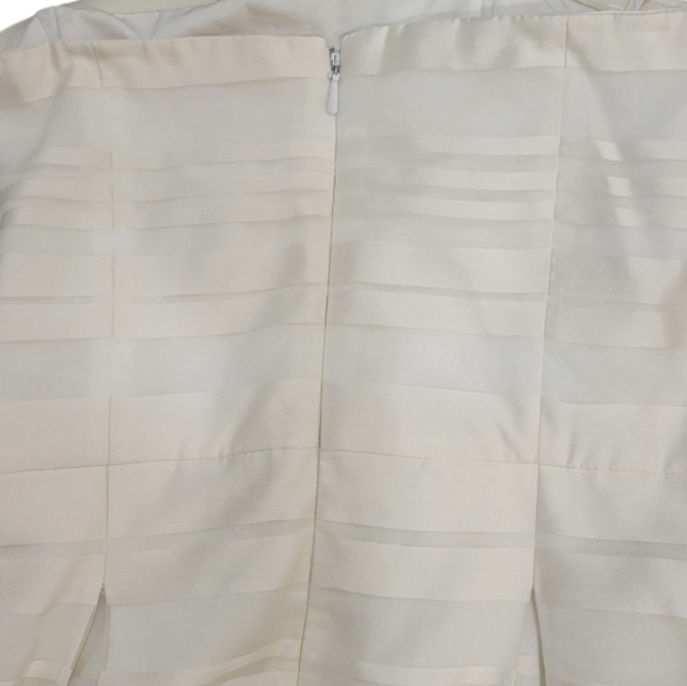 Lilly Pulitzer/Womens/White/Mini Dress/size0/XS/Bridal Shower/Strapless/Silk - Picture 5 of 6